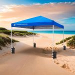 Gazebo Pieghevole 3x3m Pop up Impermeabile Anti UV Spiaggia Campeggio Blu | Decathlon