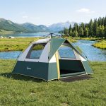 Outsunny Tenda in poliestere, fibra di vetro verde 205x195x135 cm | Leroy Merlin