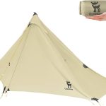 Qunature Tenda da Campeggio per 1 Posto, Tenda Singola per Trekking senza Pali di Supporto, Ultraleggera e Portatile, Impermeabile e Antivento, per Bikepacking Escursionismo, Bianco : Amazon.it: Sport e tempo libero