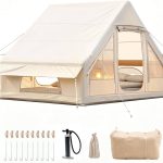Tenda Gonfiabile da Campeggio Gaonala, 4 Persone, 4 Stagioni, Impermeabile e Antivento, con Finestra e Porte in Rete, Campeggio & Escursioni : Amazon.it: Sport e tempo libero
