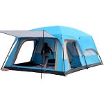 Tenda da campeggio all'aperto per 5 8 persone, grandi tende per famiglie, per campeggio, festival, escursionismo, con soggiorno e stanze separate, tende per 4 stagioni, grande rifugio per famiglie : Amazon.it: Sport e