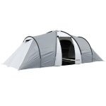 Outsunny Tenda da Campeggio 4 6 Persone e 2 Camere 590x245x193cm | Aosom Italy