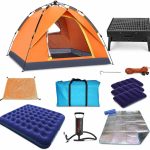 APLVFFZH Automatica per Campeggio, Tende Campeggio Pieghevole a Doppio Strato per Esterno, camping, Tenda automatica per 3 4 persone con griglia per barbecue e materasso gonfiabile : Amazon.it: Sport e tempo libero