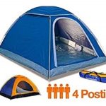 TENDA CAMPEGGIO CANADESE 4 POSTI MARE CAMPING ZANZARIERA SACCA TRASPORTO GITE | eBay