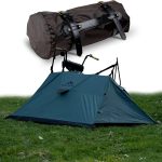 MALIHINI Tenda per Moto [Tenda per 1 Persona] Ultraleggera e compatta, Tenda da esterno impermeabile per motociclisti e come telone per moto | Tenda da moto con dimensioni ridotte | Bikepacking e :