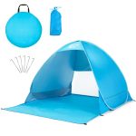 Tenda da Spiaggia Pop Up Protezione Solare UV UPF 50+