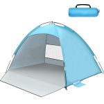 Tenda da spiaggia per 2 3 persone con protezione UV UPF 50+, leggera, portatile, facile da installare, ombreggiante per eventi familiari, pesca, picnic : Amazon.it: Sport e tempo libero