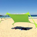 Tenda da Mare Spiaggia Protezione UPF50+, Parasole con Ancore di Sabbia, Pali in Alluminio e Borsa da Trasporto, Ombra all'Aperto per Campeggio, Pesca e Picnic : Amazon.it: Sport e tempo libero