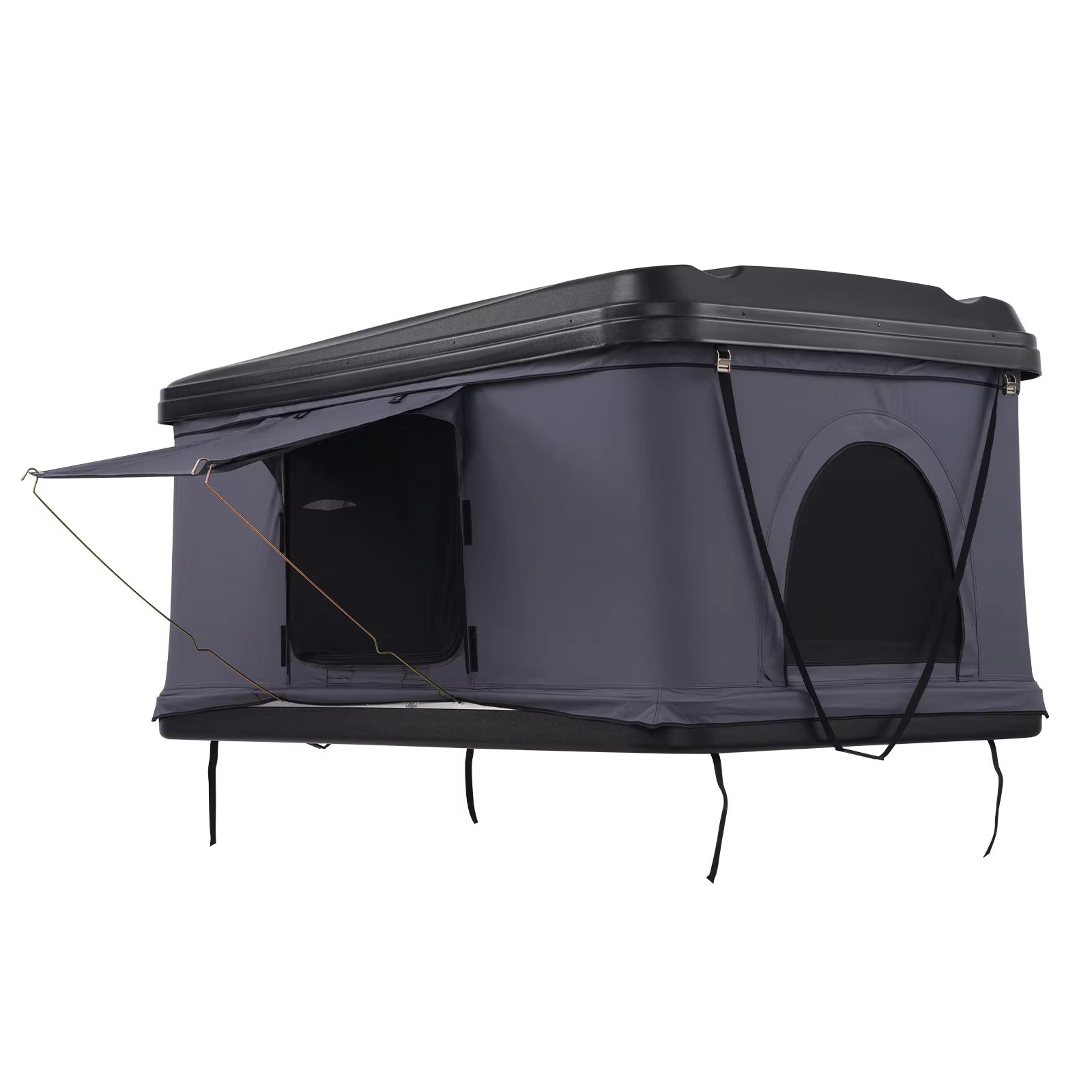 tenda-da-tetto-rigida-289mjt-1.jpg LOLLANDA Tenda da tetto rigida con scala telescopica, materasso spesso, impermeabile e antivento — Per Jeep, SUV, Van e Pickup (Rettangolare) - immagine 1