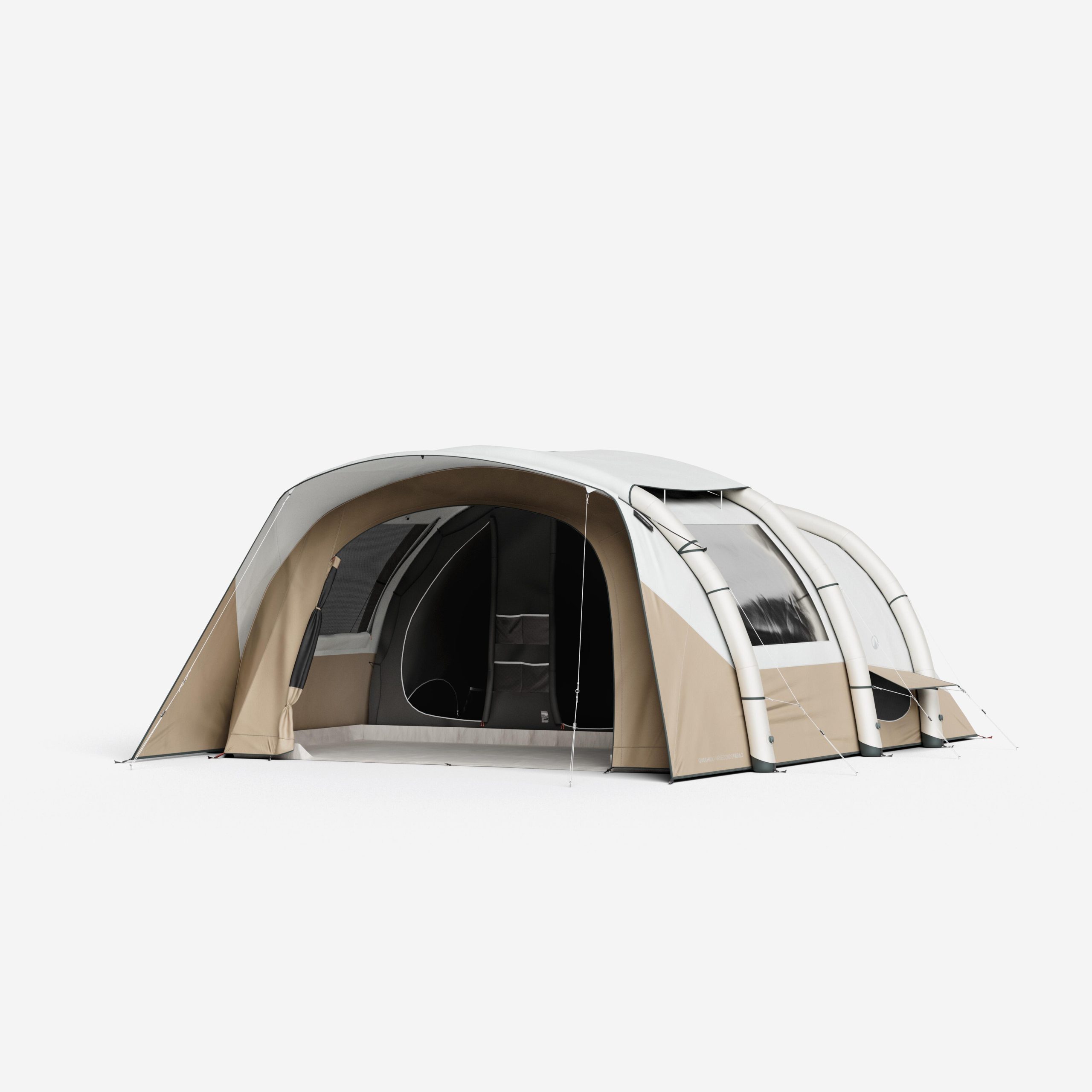 tenda-decathlon-6-posti-774sro-1.jpg Tenda gonfiabile campeggio AIRSECONDS 6.3 FB | 6 posti 3 camere - immagine 1