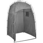 Tenda da Campeggio per Doccia WC Spogliatoio Grigio