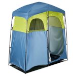Tenda doccia portatile da campeggio SucceBuy, riparo per la privacy all'aperto, cabina per spiaggia, pesca e toilette, 2 scomparti,tessuto Oxford 150D | Leroy Merlin