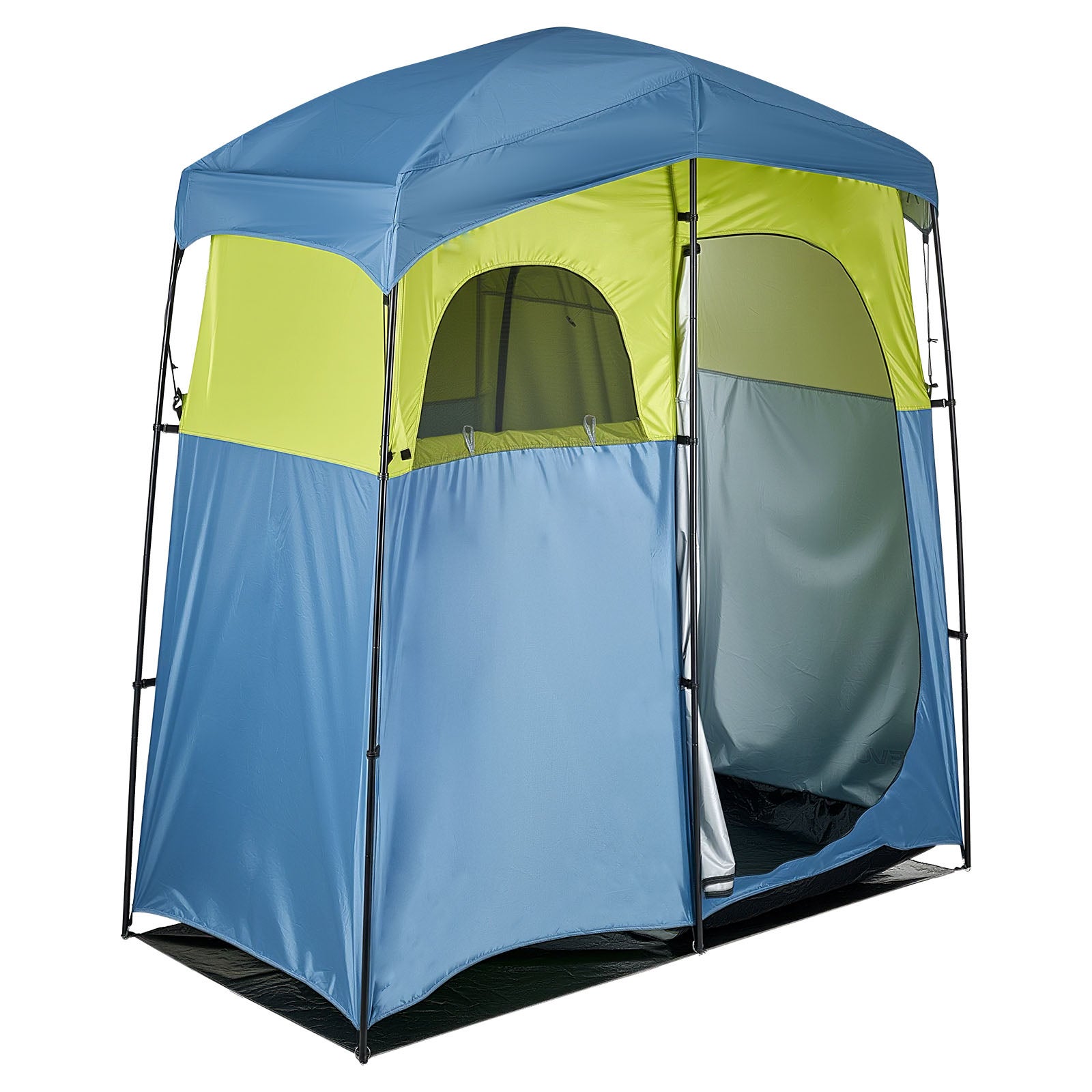 tenda-doccia-campeggio-768hzy-1.jpg Tenda doccia portatile da campeggio SucceBuy, riparo per la privacy all'aperto, cabina per spiaggia, pesca e toilette, 2 scomparti,tessuto Oxford 150D | Leroy Merlin - immagine 1