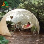 Tenda igloo da giardino trasparente 3.6m in PVC resistente