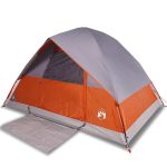 Tenda Igloo 4 Persone Impermeabile Arancione COMFORTXL | Leroy Merlin