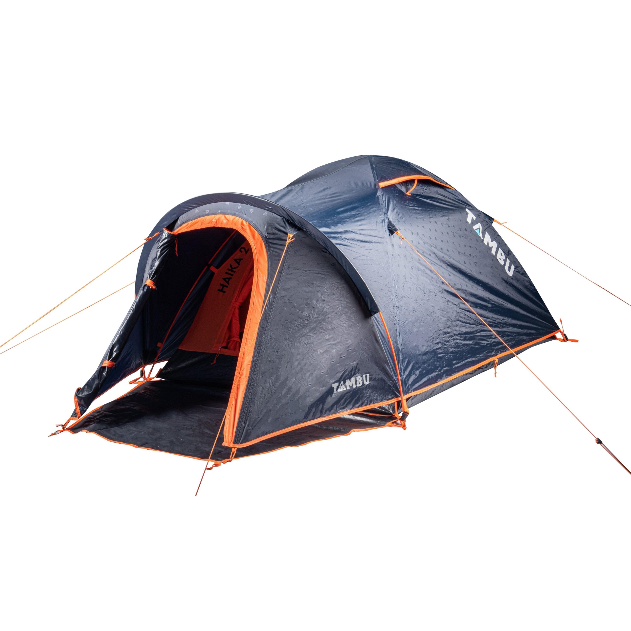tenda-igloo-485biy-1.jpg Tenda a cupola TAMBU HAIKA 2 | Tenda igloo per 2 persone | Blu scuro / Arancione - immagine 1