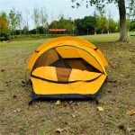 Tenda da trekking, sacco a pelo, tenda monoposto leggera, ideale per il campeggio all'aperto.