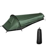 Tenda da trekking, sacco a pelo, tenda monoposto leggera, ideale per il campeggio all'aperto.
