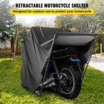 Tenda per Motocicli con Lucchetto, 345 x 137 x 180 cm, Copri Moto Motociclo Colore Nero, Copri Scooter Antipolvere Anti UV Impermeabile Univer VEVOR | Leroy Merlin
