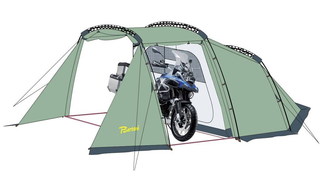 tenda-da-campeggio-per-moto-biker Tenda da campeggio per moto: alla scoperta di Bertoni Biker - immagine 1