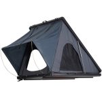 VEVOR Tenda da Tetto Rigida, Tenda da Tetto Triangole Naturnest Rigida per 2 3 Persone, Tenda da Tetto Rigida Pieghevole con Scala Telescopica e Materasso, Impermeabile per Jeep SUV Van Pickup Truck |