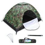 Tenda singola mimetica, tenda da campeggio pieghevole per esterni, impermeabile, 200*120*100 cm, protezione UV