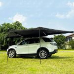 JCSRYD Tenda per Camper Tenda da Auto a Settore a 180°, Tendalino Laterale per Auto Estraibile sul Portapacchi da 200 cm Piedi, Tendalino per Auto Retrattile, per SUV/Camion/Furgone : Amazon.it: Auto e