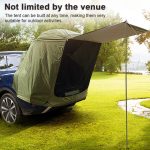 Tendalino da esterno per bagagliaio auto, resistente al sole e alla pioggia – ideale per campeggio e picnic.