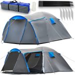 Campela Tenda Campeggio Tenda 4 Posti Turistica Tropicale Impermeabile 3000m, Tenda da Campeggio, CA0013 (Blue) : Amazon.it: Sport e tempo libero