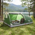 Tenda da Trekking Impermeabile 1 persona 1 Persone Verde vidaXL