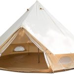 Tenda In Tela Cotone Con Presa Fornello, Tenda A Campana Impermeabile 20 Piedi Per Glamping, Tenda Yurta Campeggio All'Aperto Lusso 4 Stagioni 10 12 Persone, Ideale Il Campeggio In Famiglia : Amazon.it: Sport