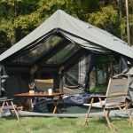 Tenda gonfiabile di grandi dimensioni per 7 8 persone, facile da montare, tessuto in cotone elasticizzato 300D, migliore ventilazione | Leroy Merlin