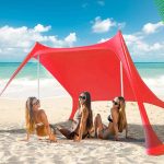 Tenda da spiaggia Tenda da spiaggia Tenda da sole pop up 200 x 160 x 150 cm Tenda da sole portatile per pesca da campeggio all'aperto in famiglia