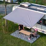 Dulepax Tenda da sole per roulotte, tenda da sole con keder, 3000 mm, impermeabile e resistente ai raggi UV, adatta per SUV, furgoni e camper, 4 x 2,45 m : Amazon.it: Auto e Moto