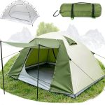 YYSWSAKY Tenda Campeggio per 1 2 Persone, Due Porte Tende Trekking Ultraleggera, Impermeabile Antivento Tenda a Cupola, Facile da Installare, Ideale per Campeggio, Escursioni, Attività All'Aperto (B) : Amazon.it: Sport e tempo libero